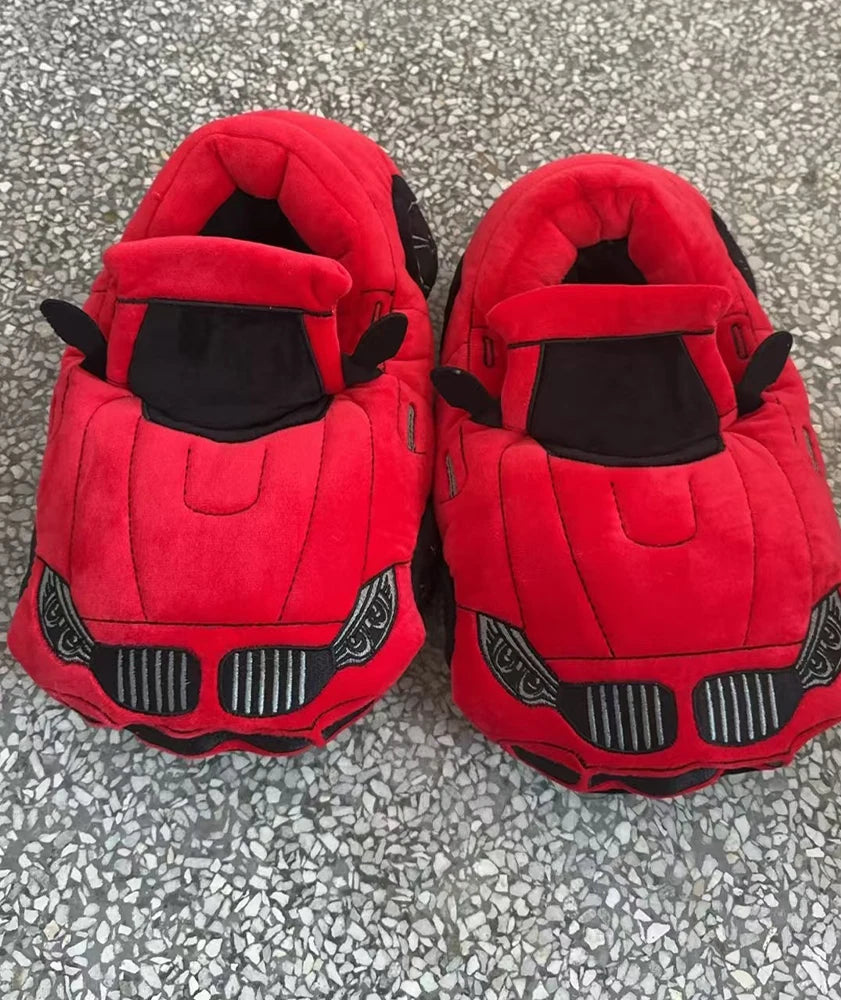 Car Plush Slippers