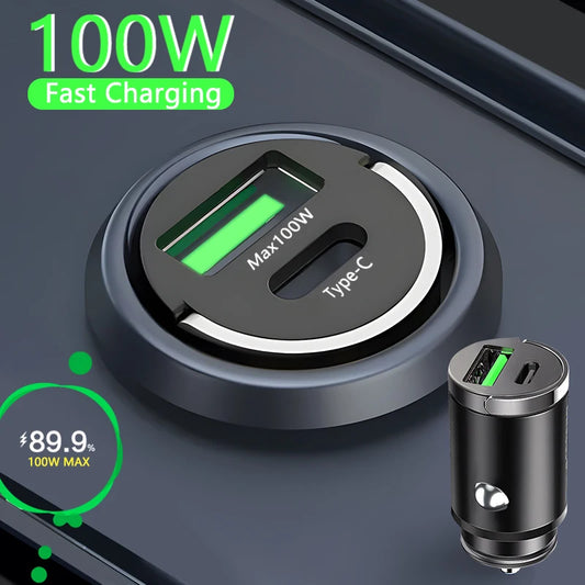 100W USB Car Charger