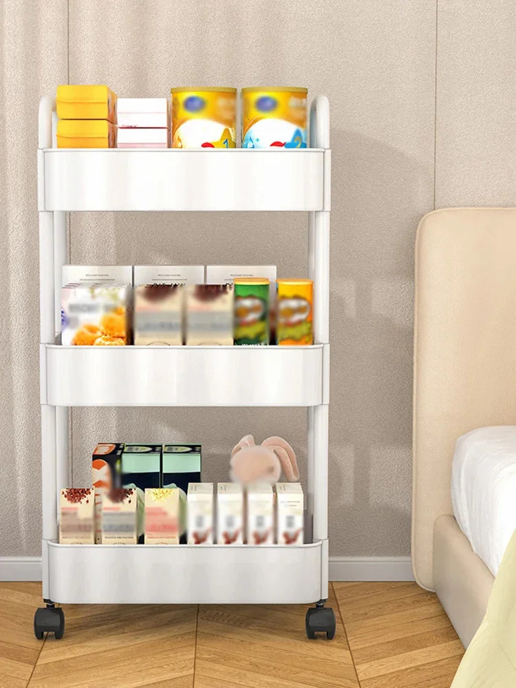 1 PC 3-Layer Rolling Plastic Storage – Improve Center