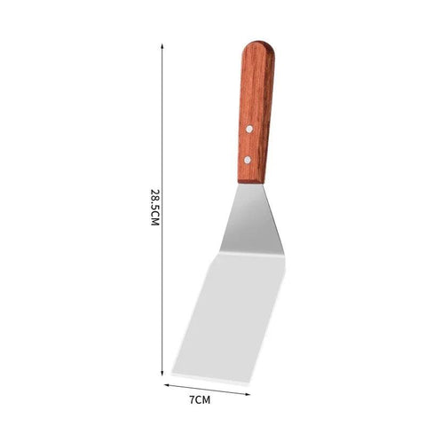 Stainless Steel Spatula with Wooden Handle - Improve Center