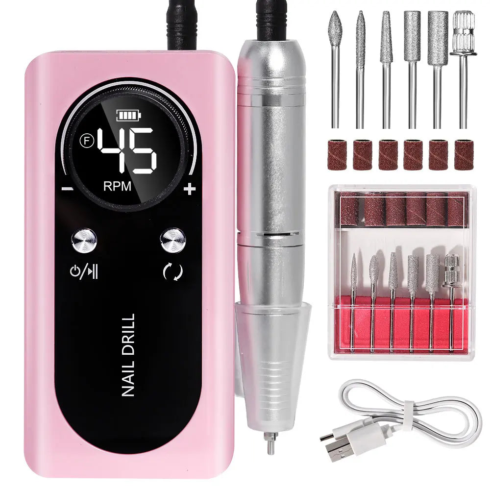 45000RPM Electric Portable Nail Drill Machine - Improve Center