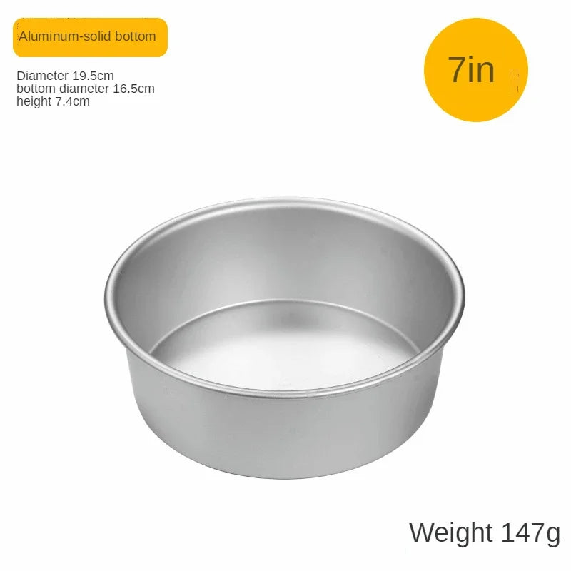 Round Cake Bakeware with Solid Bottom - Improve Center