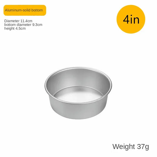 Round Cake Bakeware with Solid Bottom - Improve Center