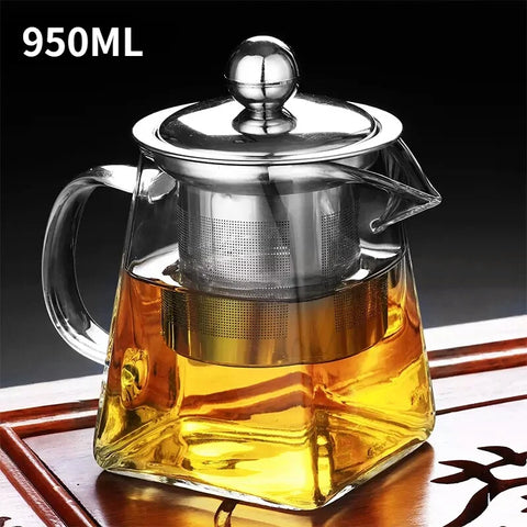 New Glass Teapot - Improve Center