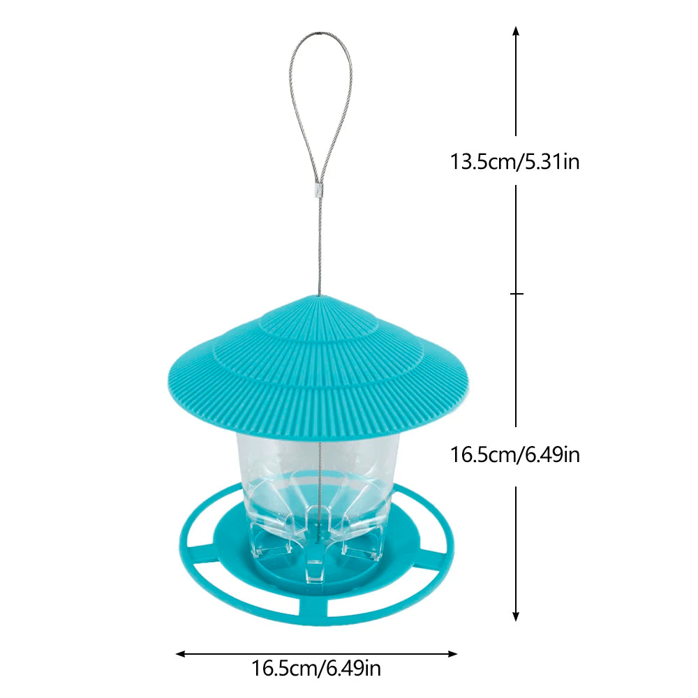 Outdoor Bird Feeder with Multiple Holes