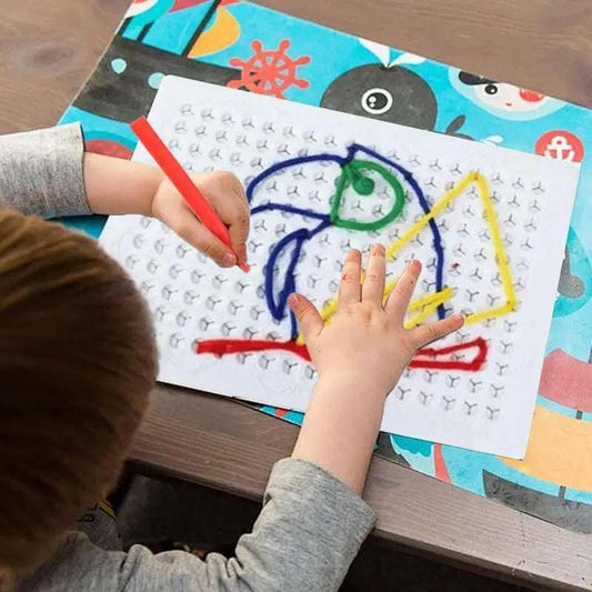 Thread Board Lacing Toy - Improve Center