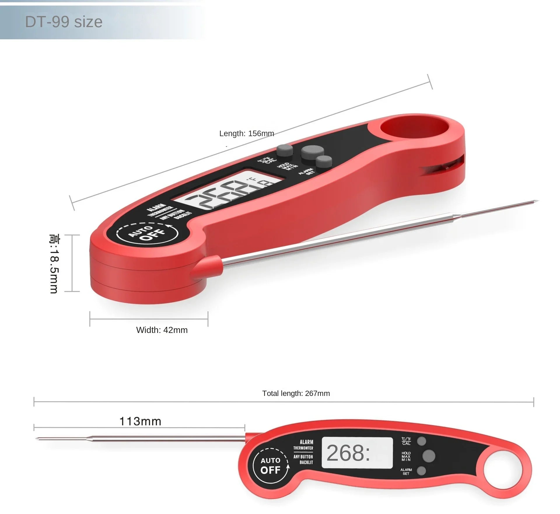 Foldable Food Thermometer