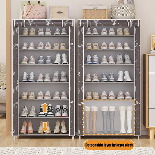 Shoe Cabinet Dustproof Fabric Organizer - Improve Center