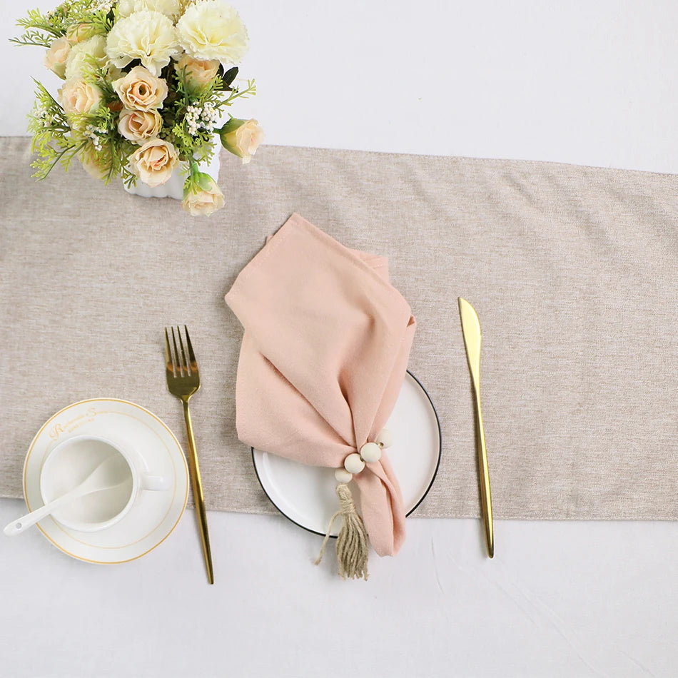 12 30x45cm Table Cloth Napkins - Improve Center