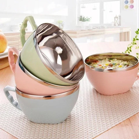 Stainless Steel Bowl with Handle - Improve Center