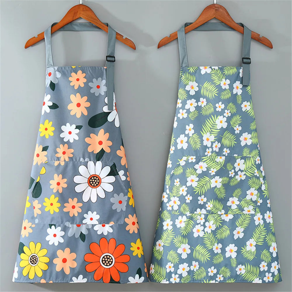 Kitchen Household Oil-Proof Cooking Apron