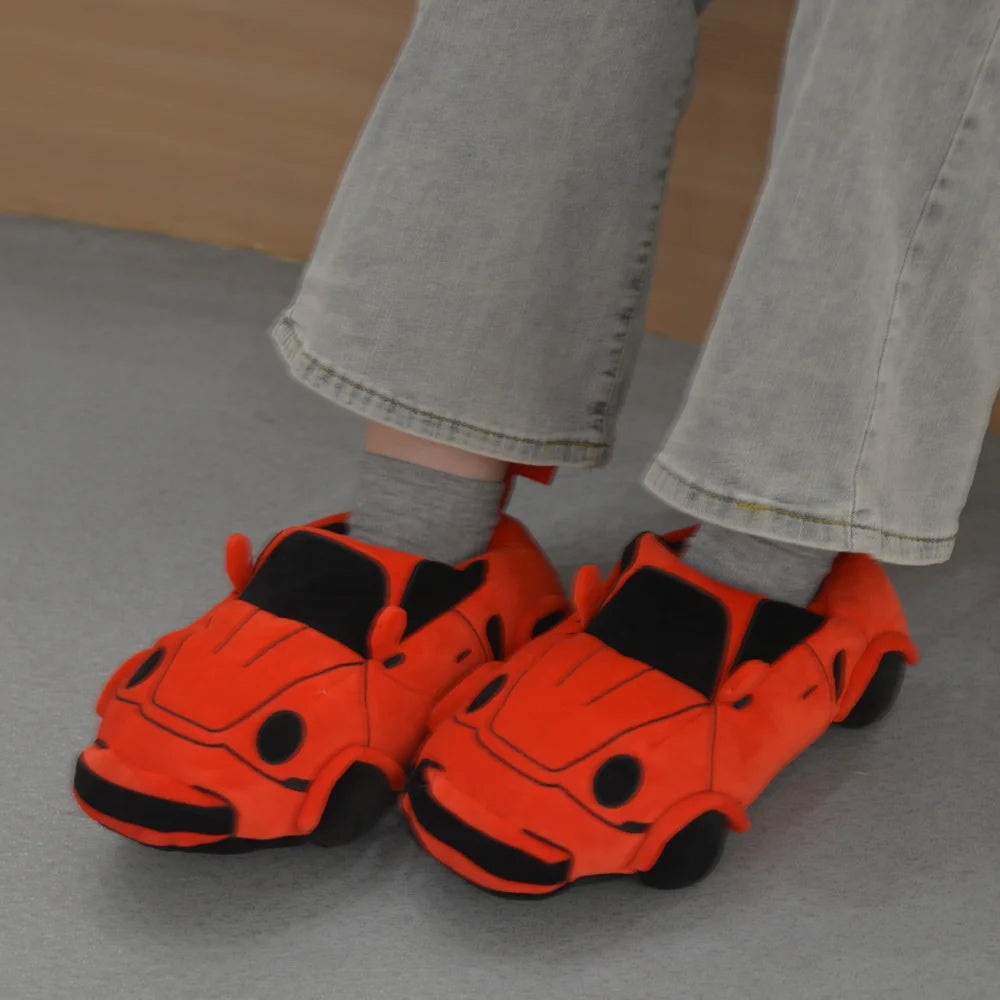 Car Plush Slippers