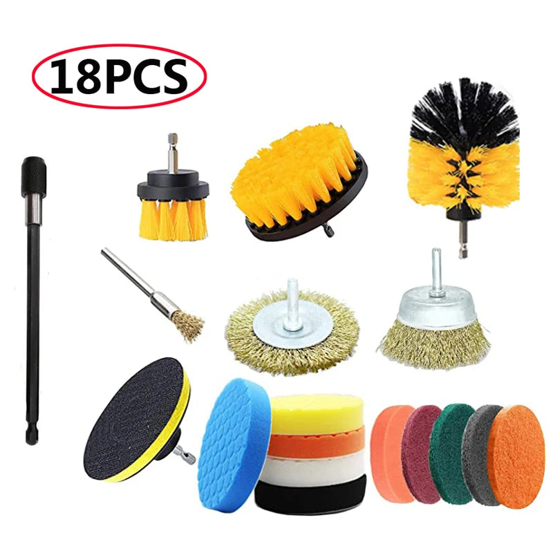 Electric Drill Brush Attachment Set - Improve Center